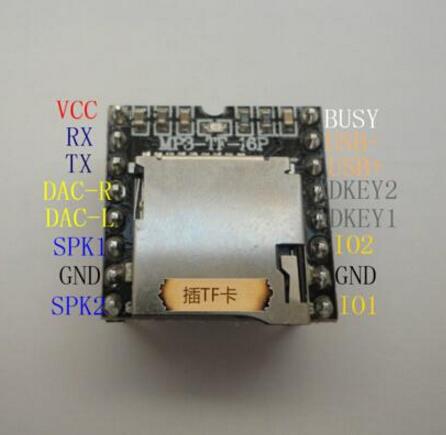 MP3-TF-16P TF Card U Disk Mini MP3 Player Module MP3 Voice Module MP3-TF-16P TF Card U Disk Mini MP3 Player Module MP3 Voice Module